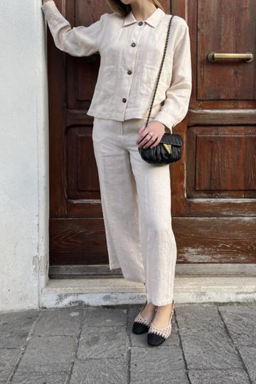 EMME PANT 'AIA' SAND 2415131152200