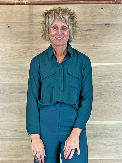 EMME SHIRT 'EMPORIO' FOREST GREEN